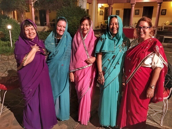 Sportin' our saris