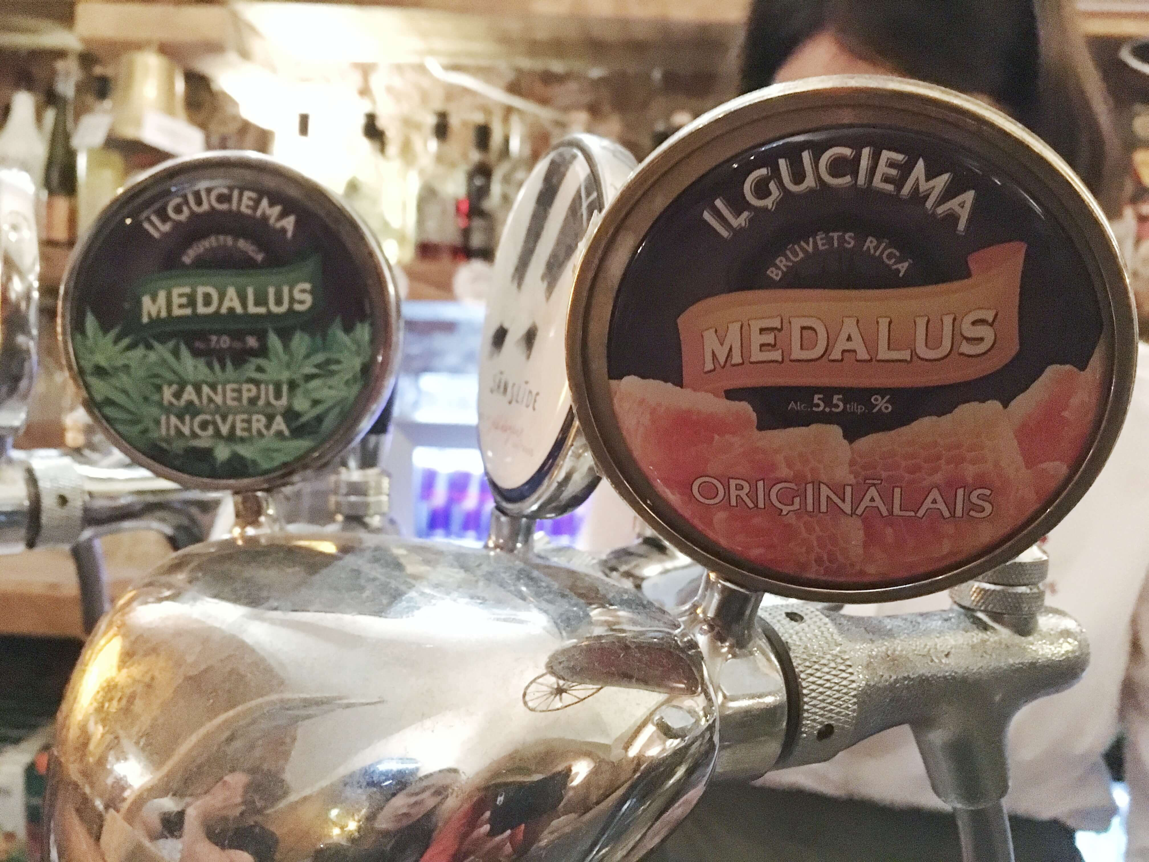 Taps: Medalus hemp and ginger beer and Medalus mead/honey beer