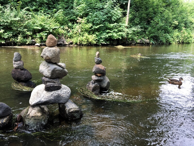 Stacking rocks as meditation