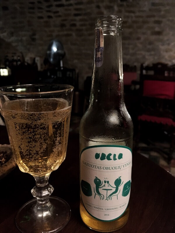 A bottle of dry cider