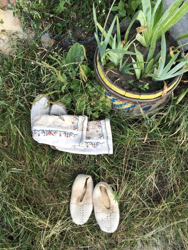 Some shoes I found outside the house