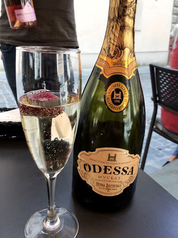 Odessa is a good place for making bubbly, it seems.