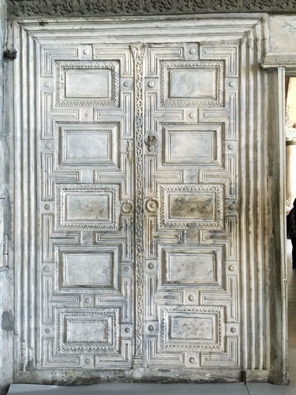 Left side of the Marble Door