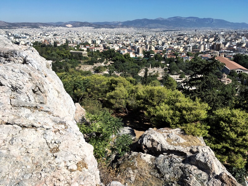 View of Athens from Areopagus