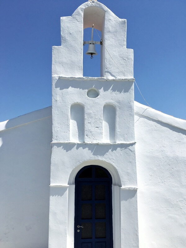 White-washed building