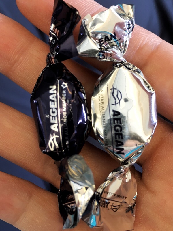 Pre-takeoff caramels