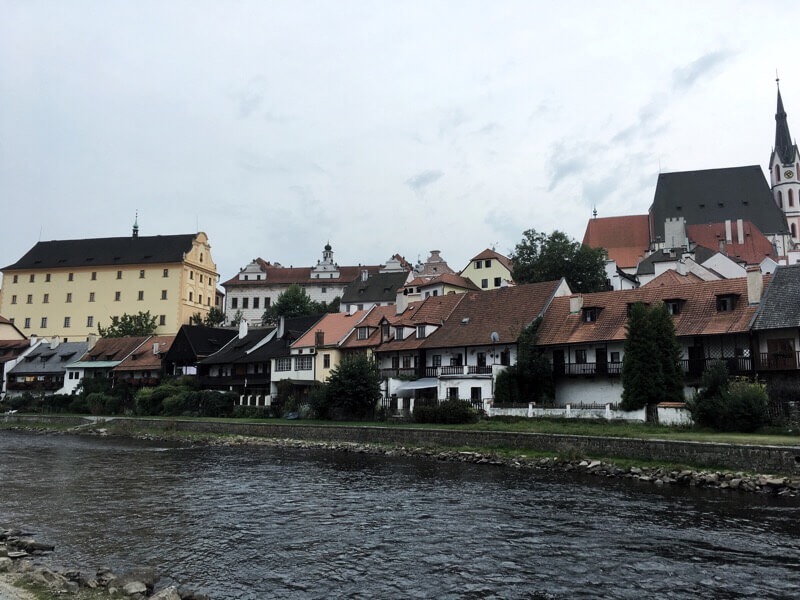 Buildings on the water